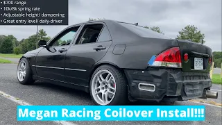 IS300 Megan Racing Coilovers Install!