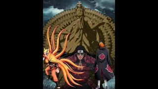 Naruto barion mode vs akatsuki