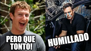 Mark Zuckerberg humilla a Elon Musk, el hombre más rico del mundo hace berrinche, llora y hasta…