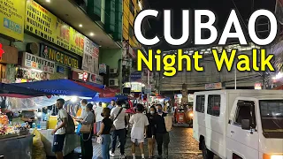 CUBAO, QUEZON CITY Night Walking Tour This DECEMBER 2022 | Metro Manila NIGHTLIFE..