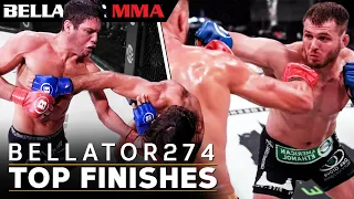 Brutal Finishes From Bellator 274 Fighters | Bellator MMA