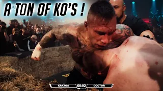A Bunch of KO's In a Season ! | Best Fights of Top Dog 11 | Bare-Knuckle Boxing Championship |