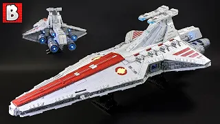 Custom LEGO Venator Star Destroyer! + Complete Hangar Interior