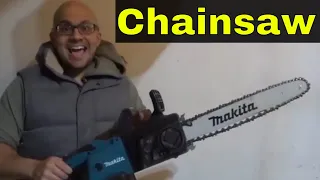 Makita 16 Inch Electric Chainsaw Review-UC4051A