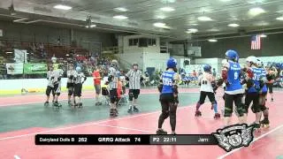 Mad Rollin Dolls - Dairyland Dolls vs Grand Rapids Attack - 6/15/2013