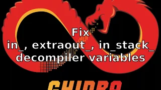 Ghidra: Fix in_, extraout_, in_stack_ decompiler variables