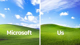 I Found the Windows XP Wallpaper!