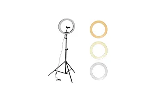 Unboxing of 10 inch Big LED Selfie Ring Light with Tripod Stand 7 Feet | 3 mode Ring Flash