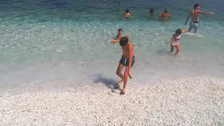 Incredibile onda anomala isola d'Elba spiaggia le padulelle