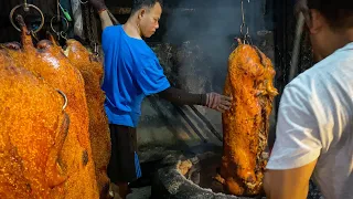 Traditional Kiln-Roasted Pork with Coconut Shell