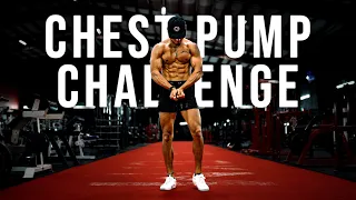 5 Min Chest Pump Challenge! | NO EQUIPMENT