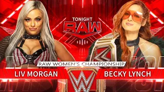 Becky Lynch vs Liv Morgan (Raw Women's Championship - Full Match Part 1/2)
