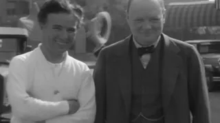 Charlie Chaplin----visitors Churchill(HD)