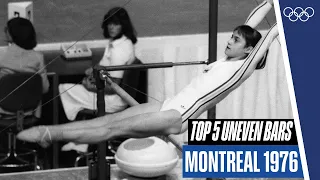 🏆The first Perfect 10 in Gymnastics❗️Top 5 Uneven Bars at Montreal 1976