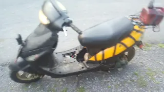 Taotao 50cc scooter with no muffler