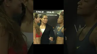 Felicia Spencer and Akeela Al-Hameed  Weigh-in Face-Off with Guest Appearance by Amanda Nunes