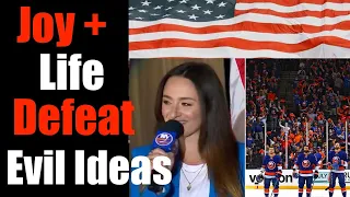 Magical National Anthem at NY Islanders Game Offers Hope For America - Defeating Hate