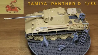 Tamiya  -  Panther  D  1/35  (  Ready  For  Painting +  Diorama  )