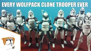 EVERY Hasbro 3.75" WOLFPACK CLONE TROOPER Figure! (104th Battalion)