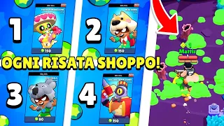 SE RIDO sono OBBLIGATO a *SHOPPARE* su BRAWL STARS!! *Ho speso troppo*💸