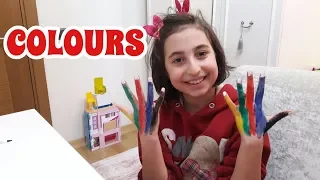 Learn Colors for Children Body Paint with Finger Family Song Nursery Rhymes Learning Video for kids