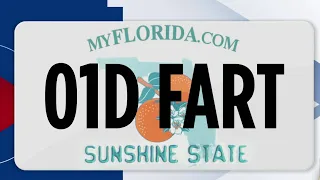 Rejected: Vanity plates deemed to racy for Florida roads