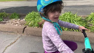 Sasha Riding Her Bike