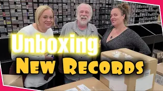 Big Unboxing - Brand New Vinyl Records in the Record Store