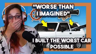 Bartender Reacts *It's worse than I could have imagined* I Built the Worst Car Possible by Jameskii