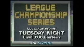 1986 ABC LCS Baseball Promo