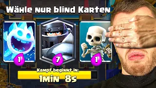 😵❌BLIND KARTEN WÄHLEN im 3x Auswahl Turnier... (grausame Decks) | Clash Royale Deutsch