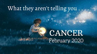 CANCER: What They Aren't Telling You . . . February 2020