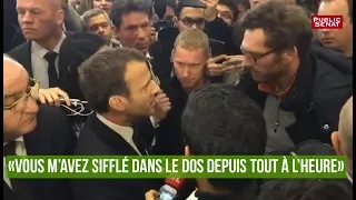 Macron : « Vous m’avez sifflé dans le dos depuis tout à l'heure ! »