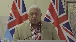 Fijian Prime Minister officiates at the workshop on the 2050 Strategy of the Blue Pacific Continent