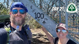 Appalachian Trail Thru Hike 2024: Episode 23-Albert Mountain 100 miles! #appalachiantrail #hiking