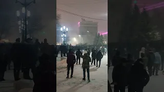 Краткое видео о прошедшей ситуации в Усть-Каменогорске на 5 января.