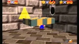 Super Mario 64 - Walkthrough - Stage 2 - Whomp's Fortress - 100 Coins