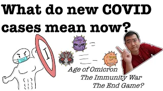 What does new COVID cases mean now? | The age of Omicron, End game? | Changing mind set on new cases