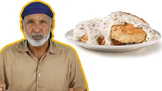 Tribal People Try Biscuits and Gravy For The First Time