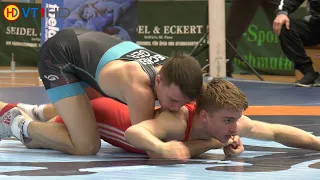 🤼 | Wrestling | German Championships 2019 Juniors (Greco) - 55kg Quali. | Ufelmann vs. Ecker