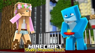 Minecraft - SHARKY PROPOSES TO LITTLE KELLY?!