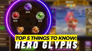 Top 5 Things You MUST Know About Glyphs in Hero Wars