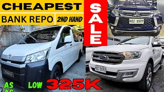 BILIHAN NG PINAKAMURANG HATAK NG BANKO UP TO 50% OFF (PICK-UP, SUV, VAN) | CHEAPEST REPO CARS 2024