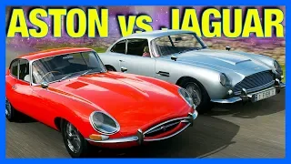 Forza Horizon 4 Online : Aston Martin vs Jaguar!!