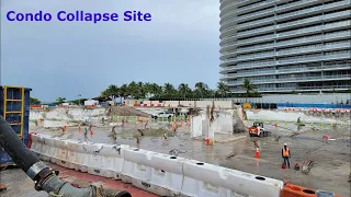 Surfside Condo Collapse Exclusive 4K Site Video I Recorded