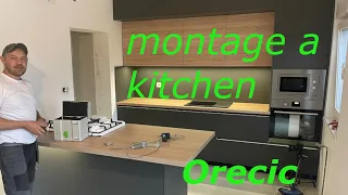 montage kitchen Orecic #kitchen #furniture