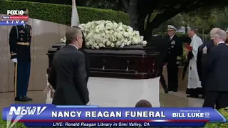 First Lady of Canada Mila Mulroney at Nancy Reagan's Funeral