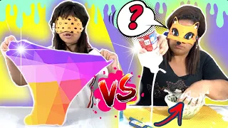 DESAFIO DO SLIME DE OLHOS VENDADOS - Blindfolded Slime Challenge | EDUARDA FERRÃO