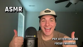 ASMR | Fast and Aggressive Pay attention and Focus Triggers! w/ Mic🎙️
