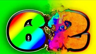 Numbers 1-100 with Colourful Transitions (NewBlue & Sapphire)